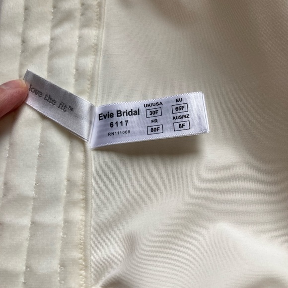 Panache Evie Bridal Underwired Basque | Ivory | 34G - Picture 9 of 9
